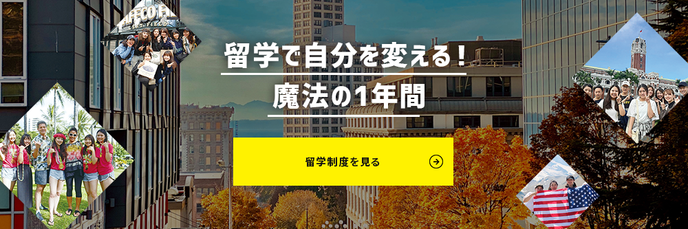 留学で自分を変える！魔法の1年間